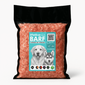 Dieta BARF de sardinas y pollo para perros